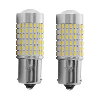 Автолампа Solar LED 12V S25 BA15s-144x3014SMD white canbus 2шт
