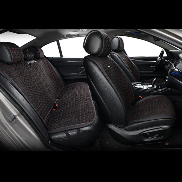 Комплект преміум накидок для сидінь Beltex Monte Carlo, black-red