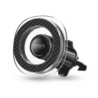 Тримач телефону автомобільний Brevia AirVent Ultra Сrystal MagRING на дефлектор, магнітний Magsafe