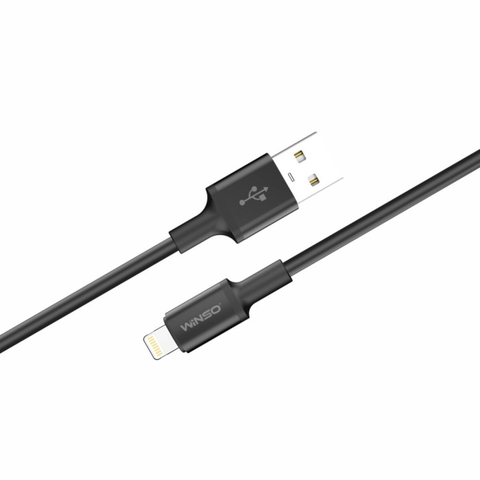 Кабель Winso Pro USB to Lightning TPE 1,2м чорний