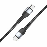Кабель Winso Pro Type-C to Type-C 60W TPE+плетіння 1м чорний