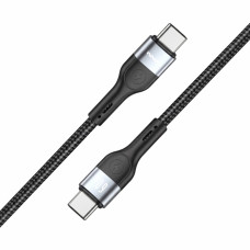Кабель Winso Pro Type-C to Type-C 60W TPE+плетіння 1м чорний