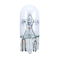 Лампа розжарювання Brevia W5W 12V 5W W2.1x9.5d CP, 10шт