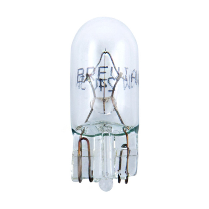 Лампа розжарювання Brevia W5W 12V 5W W2.1x9.5d CP, 10шт