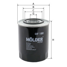 Фільтр масляний Molder Filter OF 180 (WL7161, OC290, WP9404)