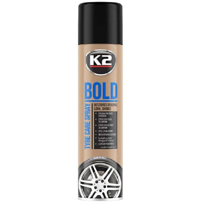 Очисник шин K2 Bold Spray аерозоль 600мл