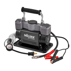 Компресор автомобільний Molder Turbo Air 12В 10Атм 90л/хв із зажимами АКБ
