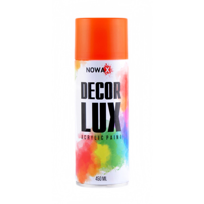 Фарба флуоресцентна Nowax Spray помаранчева 450мл