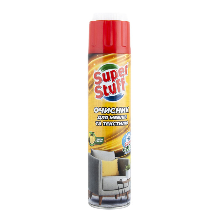 Очисник для килимів та м'яких меблів Super Stuff аерозоль 650мл