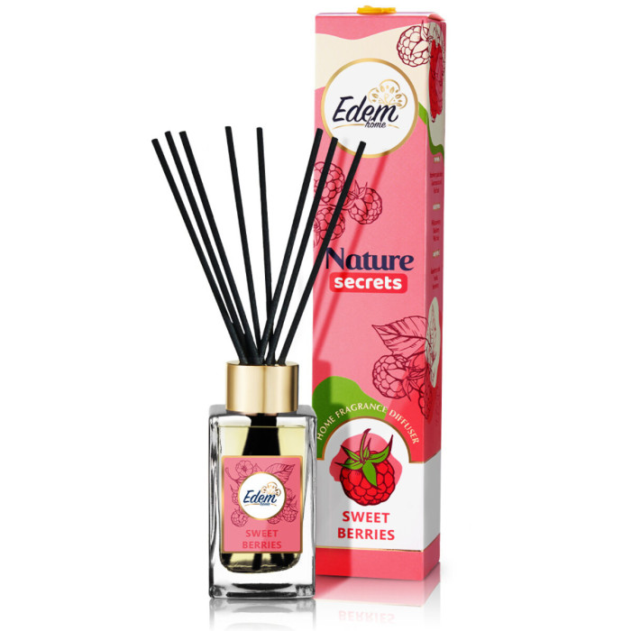 Аромадифузор з паличками Edem Nature Secrets - Sweet berries 90мл