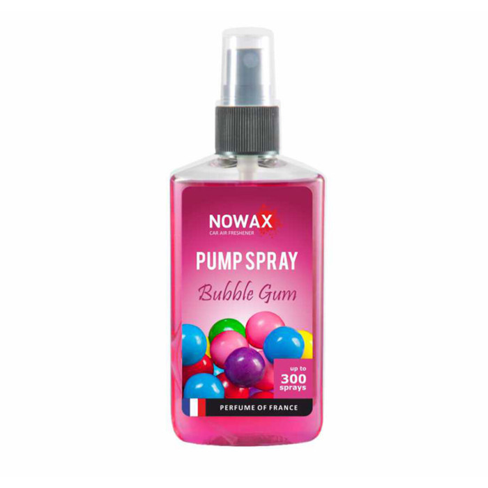 Ароматизатор Nowax Pump Spray Bubble Gum 75ml з розпилювачем