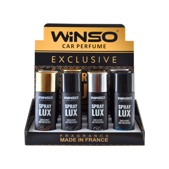 Ароматизатор Winso Spray Lux Exclusive MIX, 55мл, 12шт набір