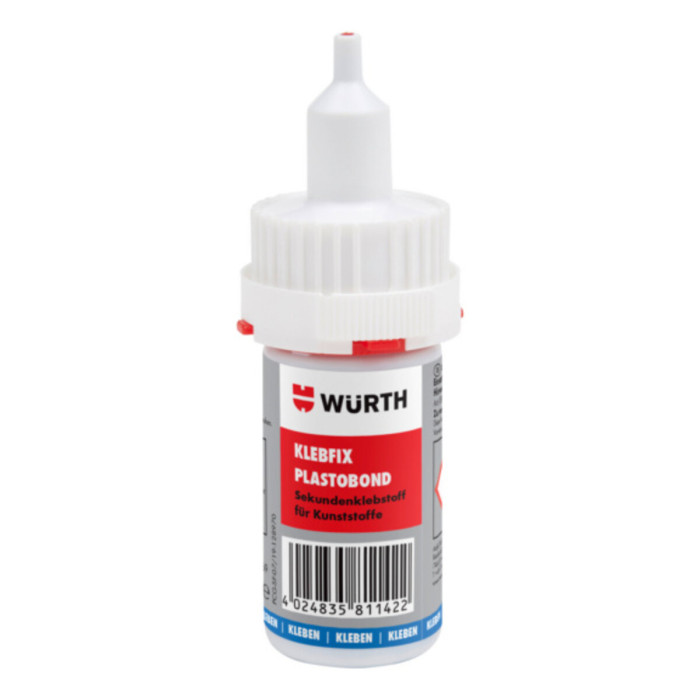 Суперклей Wurth Klebfix Plastobond 20г