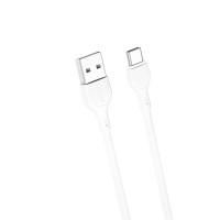 Кабель XO USB to Type-C 2,1А 1м білий (XO-NB200C-White)