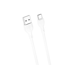 Кабель XO USB to Type-C 2,1А 1м білий (XO-NB200C-White)