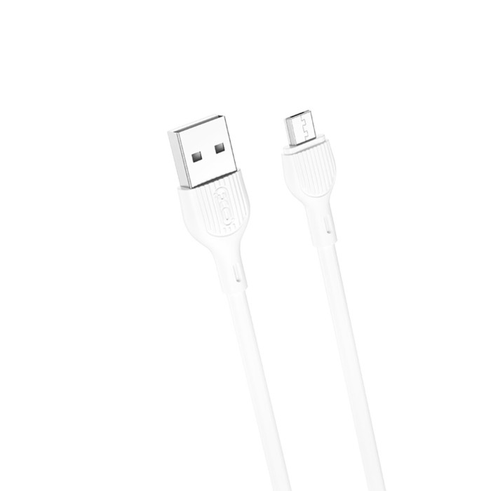 Кабель XO USB to Micro USB 2,1А 1м білий