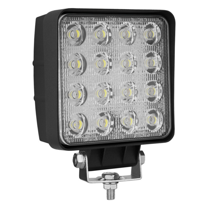 Фара світлодіодна Brevia Epistar white Flood 10-30V, 48W (16x3W), 3520Lm, 1шт