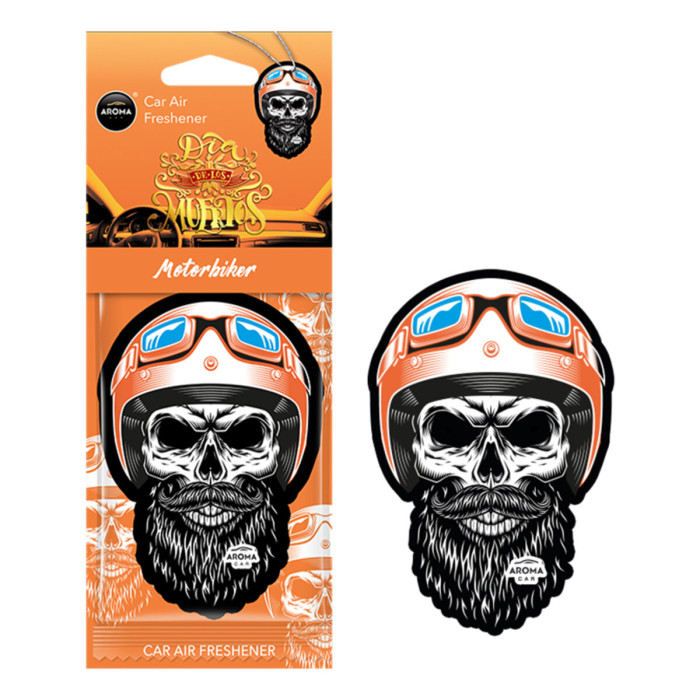 Ароматизатор Aroma Car Cellulose Dia De Los Muertos - Motorbike сухий