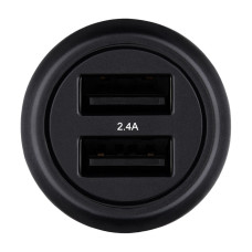Автомобільний зарядний пристрій Brevia ePower DualDrive 12W 2xUSB-A чорний