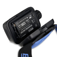 Ліхтар налобний Brevia 600Lm, 3W CREE XPG+COB, 1200mAh/3xAAA, білий/червоний