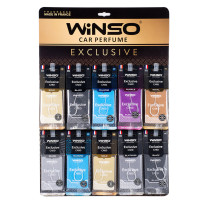 Освіжувач повітря Winso Exclusive, целюлозний ароматизатор, дисплей MIX