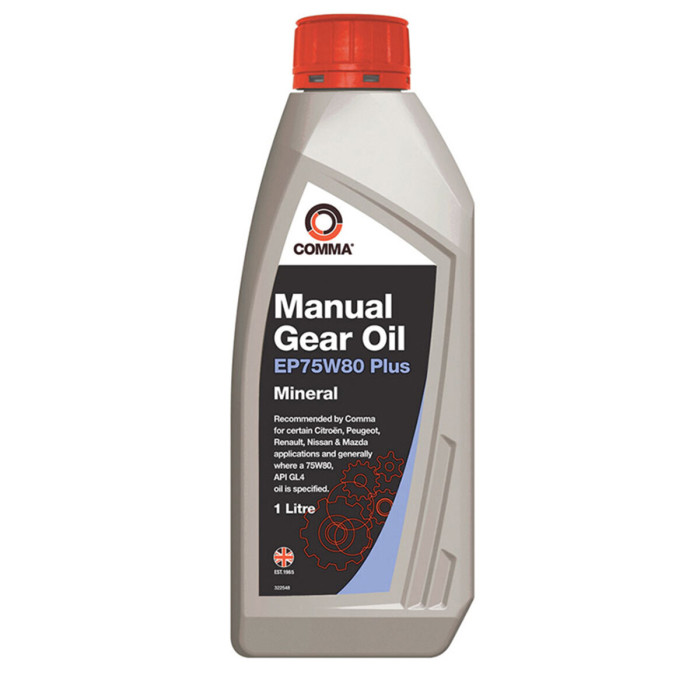 Трансмісійне масло Comma Gear Oil EP 75W-80 Plus GL4/GL5 1л