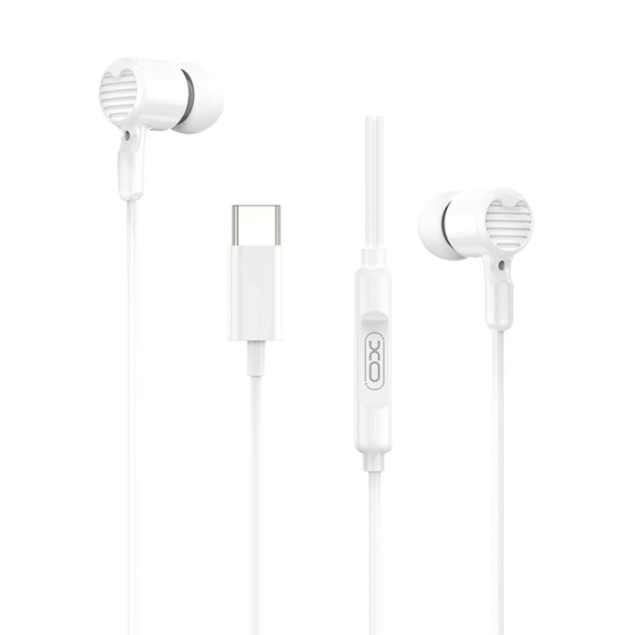 Навушники дротові XO EP81 Sunflower In-Ear Type-C білі