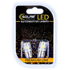 Автолампа Solar LED 24V T8.5 BA9s 5SMD white, 2шт