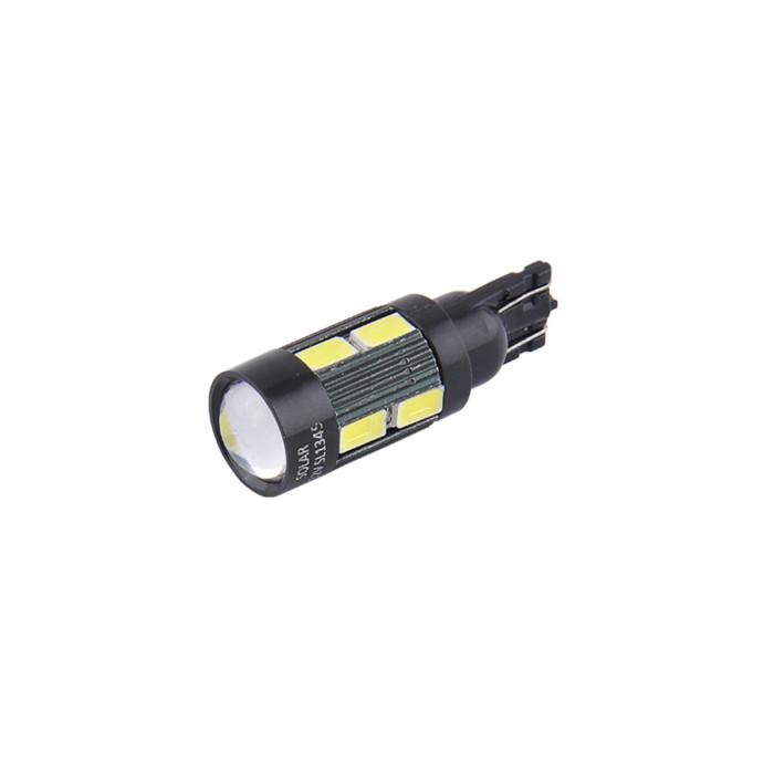 Автолампа Solar LED 12V T10 W2.1x9.5d 10SMD white, 2шт SL1345