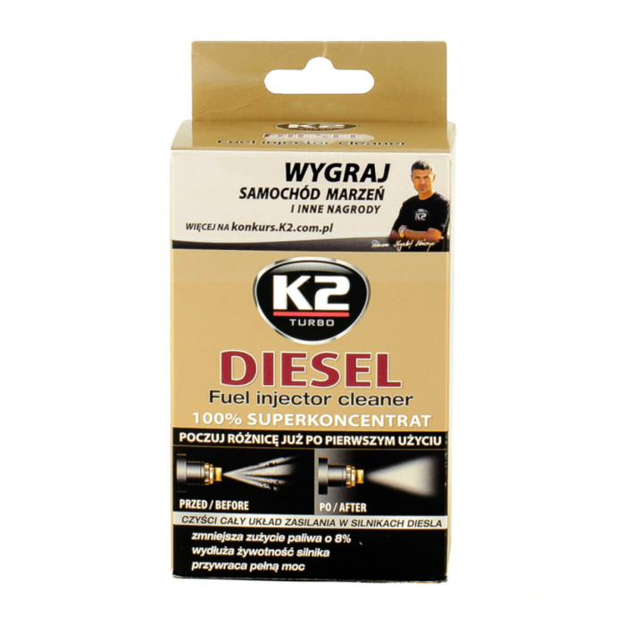 Очисник форсунок K2 Turbo Diesel для дизельних двигунів 50мл