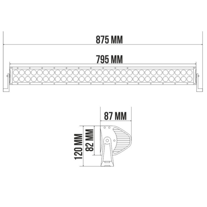 Автолампа світлодіодна Belauto Cree Flood LED (60*3w)