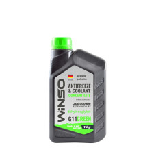 Антифриз Winso Antifreeze & Coolant Green G11 зелений концентрат 1кг