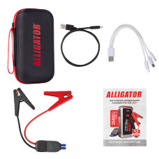 Пусковий пристрій Alligator Jump Starter 1500A/2500A 25800mAh зі Smart-клемами