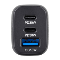 Автомобільний зарядний пристрій Brevia ePower TriDrive 78W 2xUSB-C+1xUSB-A