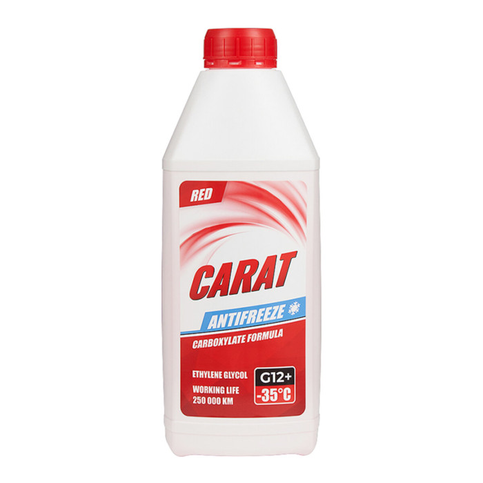 Антифриз Carat Red G12+ червоний готовий 900г
