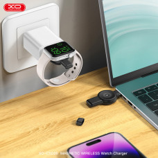 Бездротовий зарядний пристрій XO CX026 Watch Wireless Charger Apple/Samsung USB/Type-C чорний