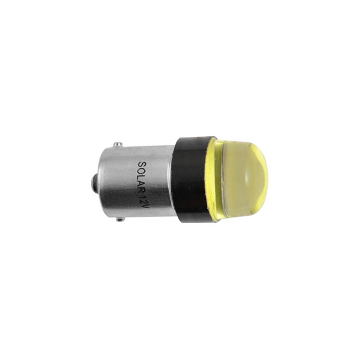 Автолампа Solar LED 12V S25 BA15s COB 100lm white, 2шт