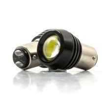 Автолампа Solar LED 12V S25 BAY15D 1SMD 1.5W+Lens white