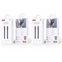 Кабель XO Lanyard Bullet Type-C to Lightning 27W 1,2м чорний