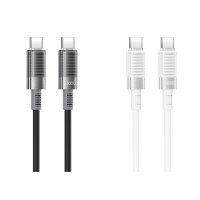Кабель XO Brushed Silicone USB to Type-C 6A 1м чорний