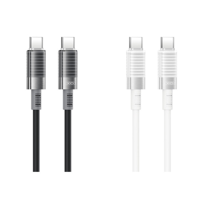 Кабель XO Brushed Silicone USB to Type-C 6A 1м чорний