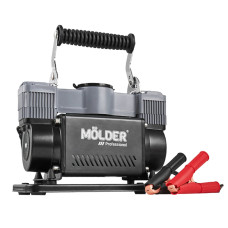 Компресор автомобільний Molder Turbo Air 12В 10Атм 90л/хв із зажимами АКБ