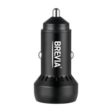 Автомобільний зарядний пристрій Brevia ePower Dual PowerMax Metal LED 60W 1xUSB-C+1xUSB-A