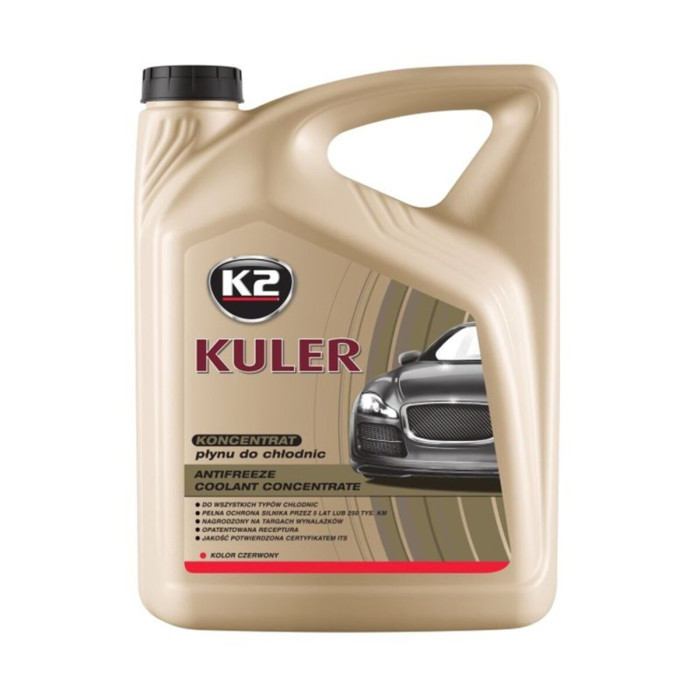 Антифриз K2 Kuler Long Life G12 червоний концентрат 5л