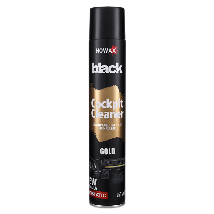 Поліроль для панелі приладів Nowax Cockpit Cleaner Spray Gold, 750мл