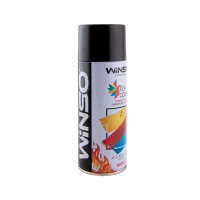 Фарба високотемпературна Winso Spray чорна 450мл