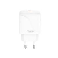 Мережевий зарядний пристрій XO L141 Single USB-C 20W + Lightning кабель білий
