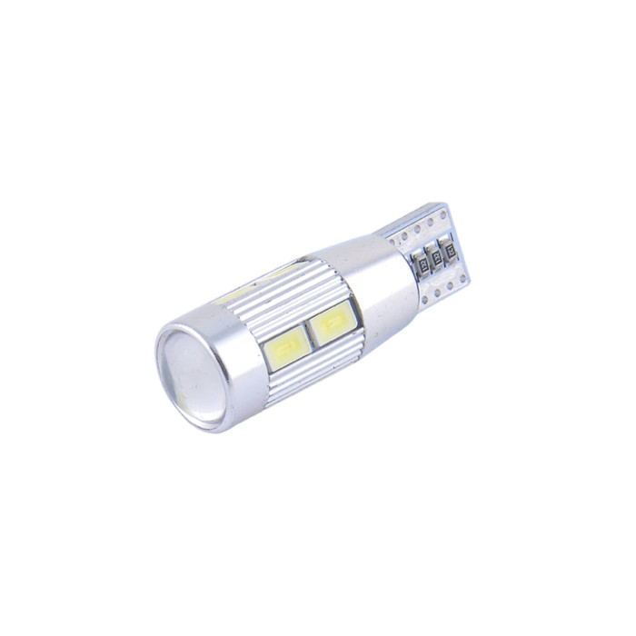 Автолампа Solar LED 12V T10 W2.1x9.5d 10SMD white, 2шт SL1348