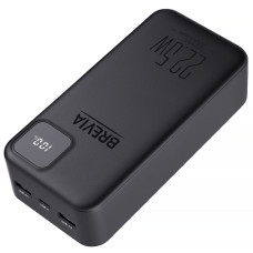 Повербанк (Power Bank) Brevia 30000mAh 22,5W Li-Pol, LCD чорний