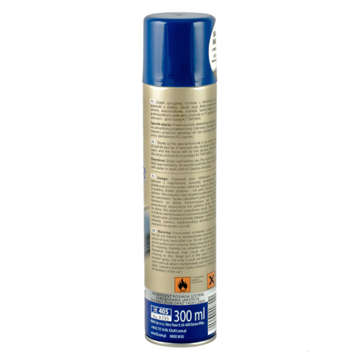 Очисник бітумних плям K2 Tar Remover 300мл